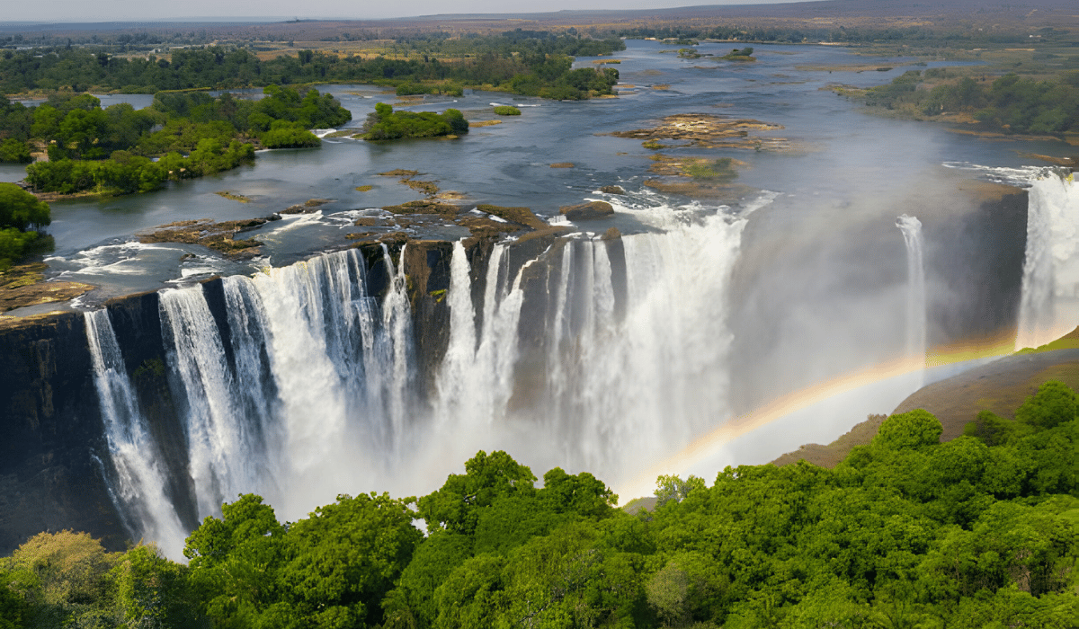 zambia waterfall